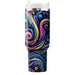 Artistic Swirl And Dot  Custom Tumblers