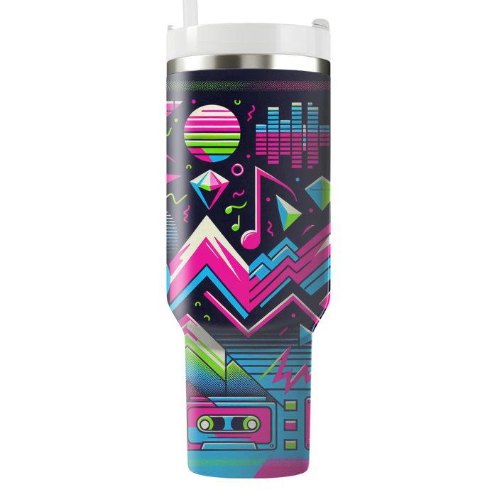 Retro Electro  Tumbler Cups