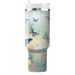 Vibrant Garden Butterfly  Tumblers With Lids