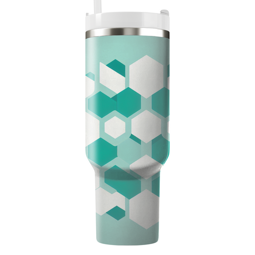 Geometric Hexagon Grid  Decorative Tumblers