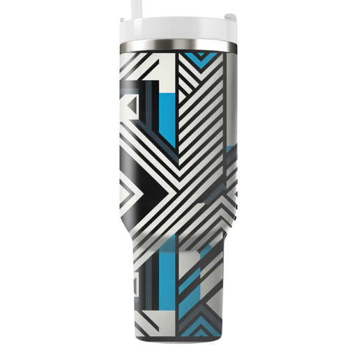 Dynamic Linear Stripes Custom Tumblers