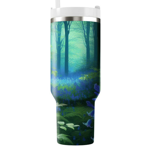 Azure Bluebell Forest  Unique Tumblers