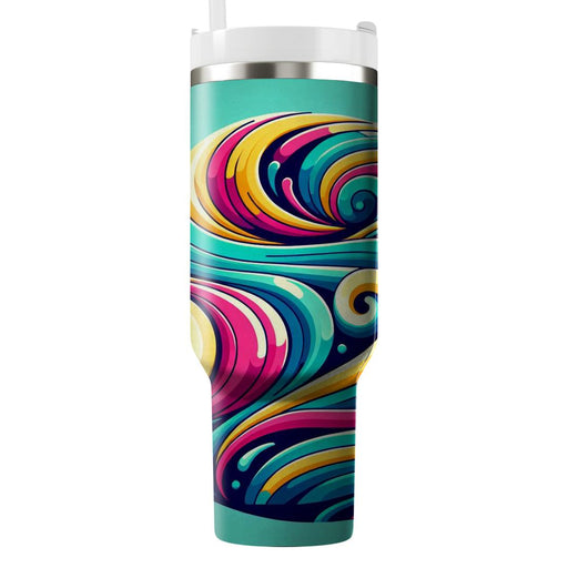  Waves  Tumblers With Lids