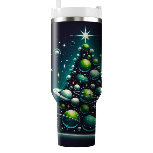 Galactic Yule - Christmas Celebration  Custom Tumblers