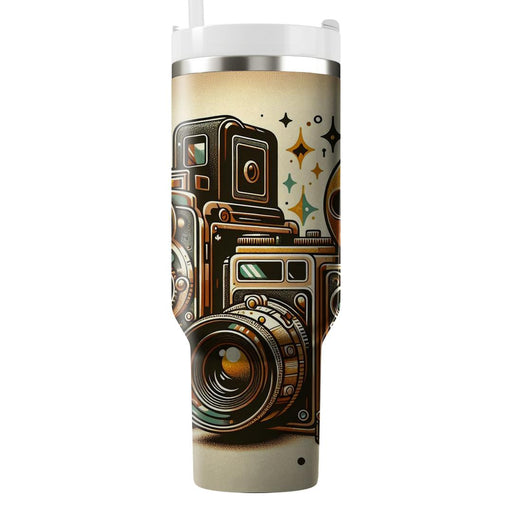 Vintage Film Camera  Tumbler Cups