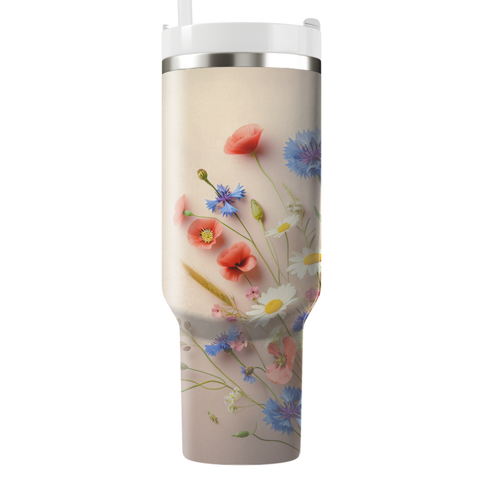 Wildflower Bliss  Tumblers With Lids