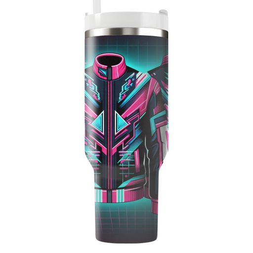 Synthwave Racer Jacket Custom Tumblers