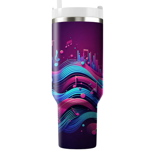 Synth Pop Wave  Tumblers With Lids