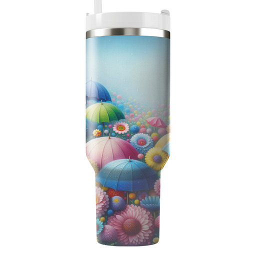 Spring Refreshing Rain  Custom Tumblers