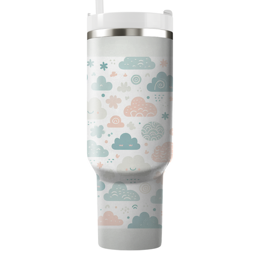 Whimsical Cloud Shapes Tumbler Cups