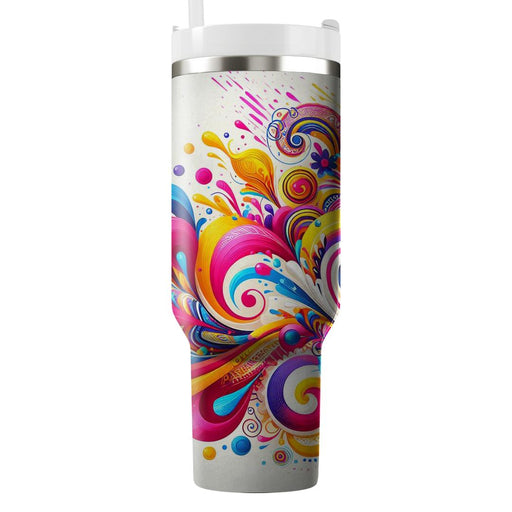 Floral Festival - Holi Celebration  Unique Tumblers