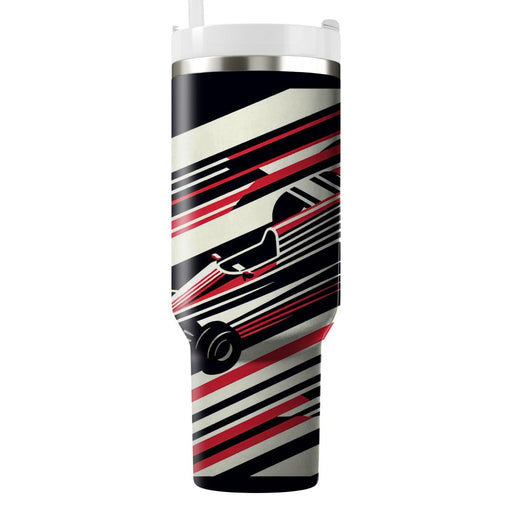 Vintage Racing Stripes  Tumbler Cups