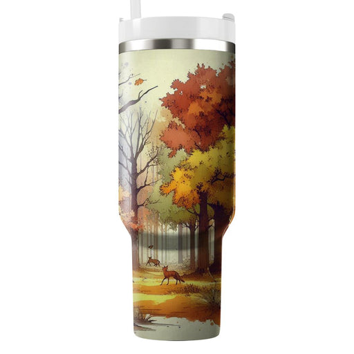 Autumn Forest Dreamscape  Decorative Tumblers