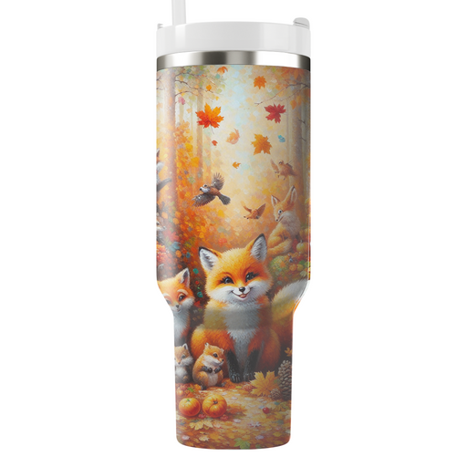 Autumn Forest Friends  Custom Tumblers