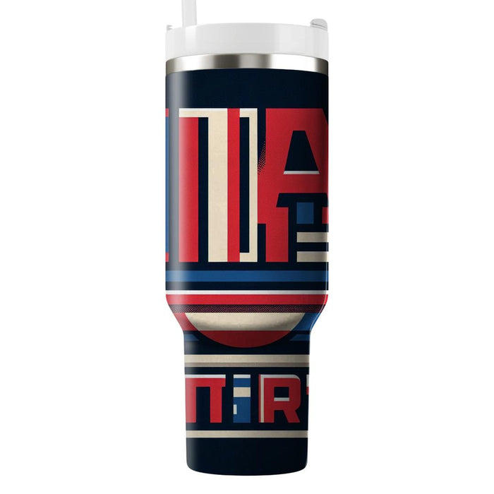 Vintage Varsity  Personalized Tumblers