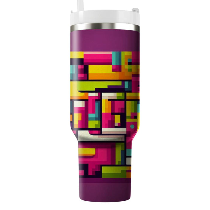 Bold Color Blocks  Insulated Tumblers