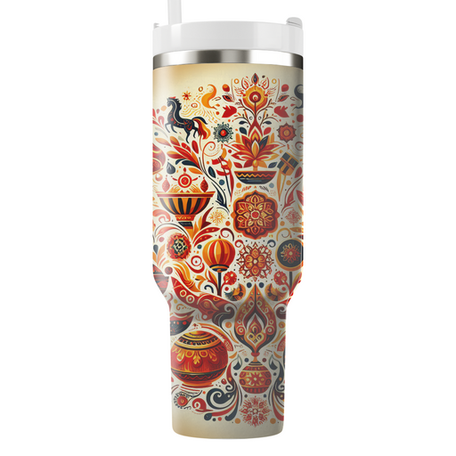 Timeless Traditions - A Cultural Heritage  Tumbler Cups