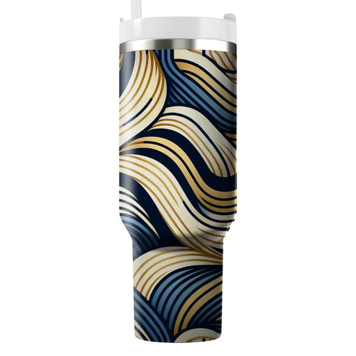 Timeless Chevron Wave  Custom Tumblers