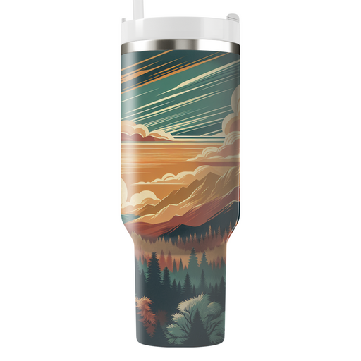 Adventurous Mountain Escape Decorative Tumblers