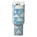 Whimsical Clouds And Raindrops  Decorative Tumblers