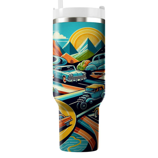 Classic 80s Road Trip  Insulated Tumblers