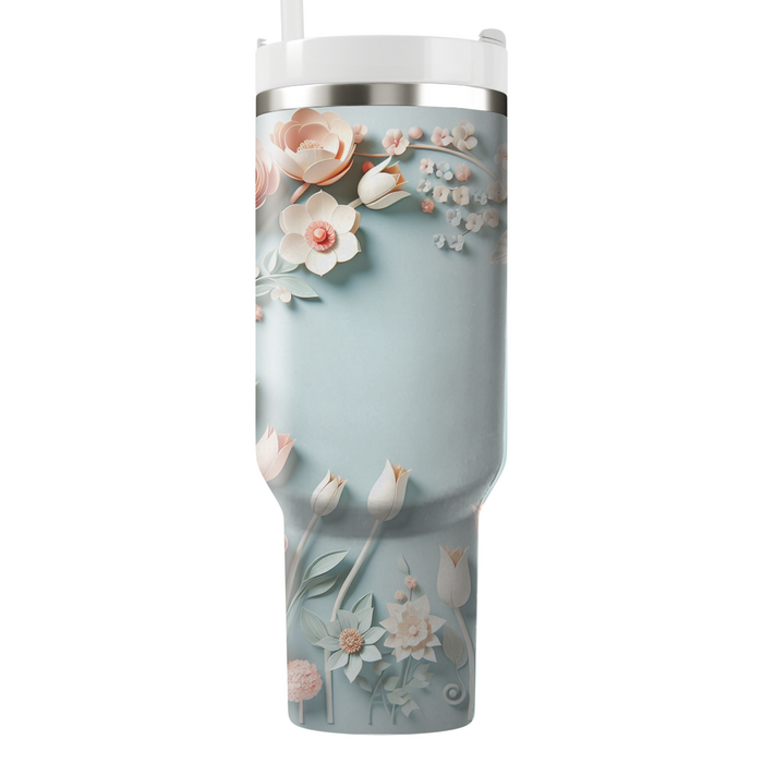 Floral Fantasy Dreamscape  Tumblers With Lids