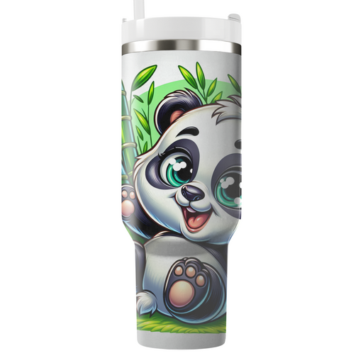 Cute Baby Panda Playtime  Tumbler Cups