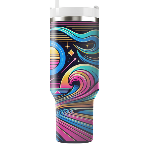 Neon Wave Patterns  Tumblers For Gifts