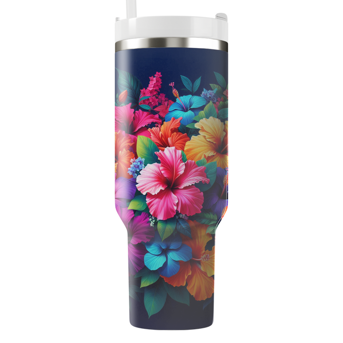 Vibrant Flower Burst  Tumblers For Gifts