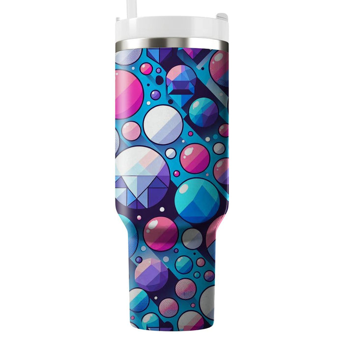 Geometric Bubbles  Insulated Tumblers