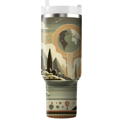 Vintage Travel Poster  Tumblers With Lids