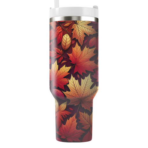 Autumn Maple Leaf  Personalized Tumblers