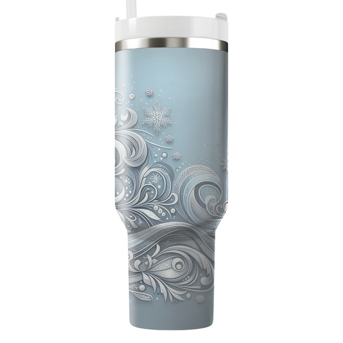 Serene Snowfall - Winter Wonderland  Tumbler Cups