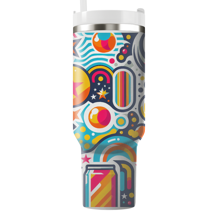 Whimsical Retro Patterns  Custom Tumblers