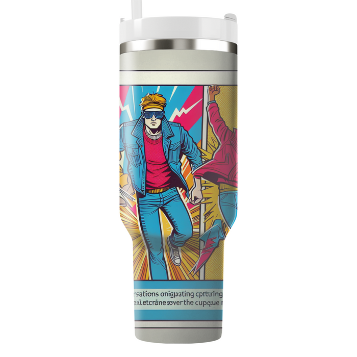 Retro Graphic Novel  Tumbler Cups