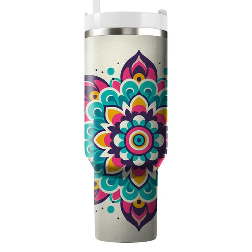 Vibrant Mandala Harmony  Decorative Tumblers