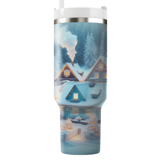 Charming Winter Village Decorative Tumblers