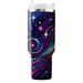 Retro Neon Galaxy  Personalized Tumblers