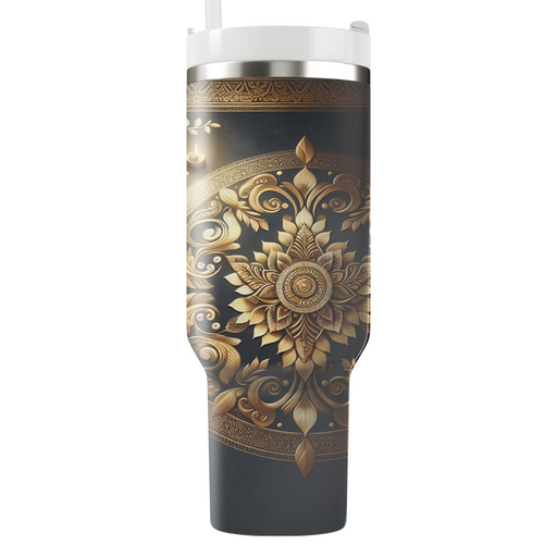 Golden Divinity - A Festive Diwali Celebration  Personalized Tumblers