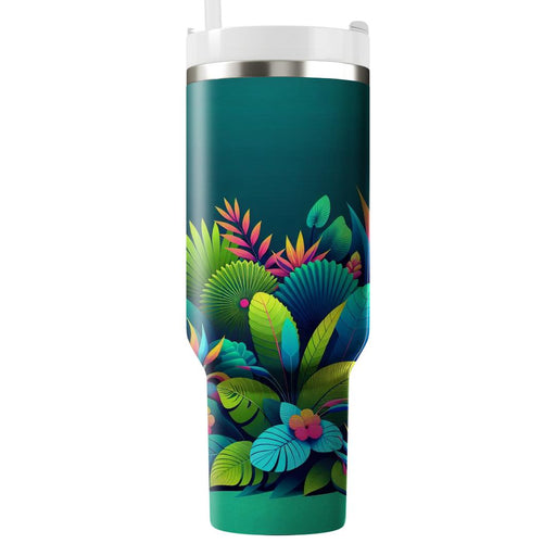 Neon Jungle Escape  Insulated Tumblers