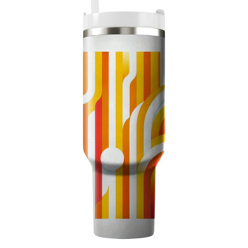 Bold Vertical Stripe  Custom Tumblers