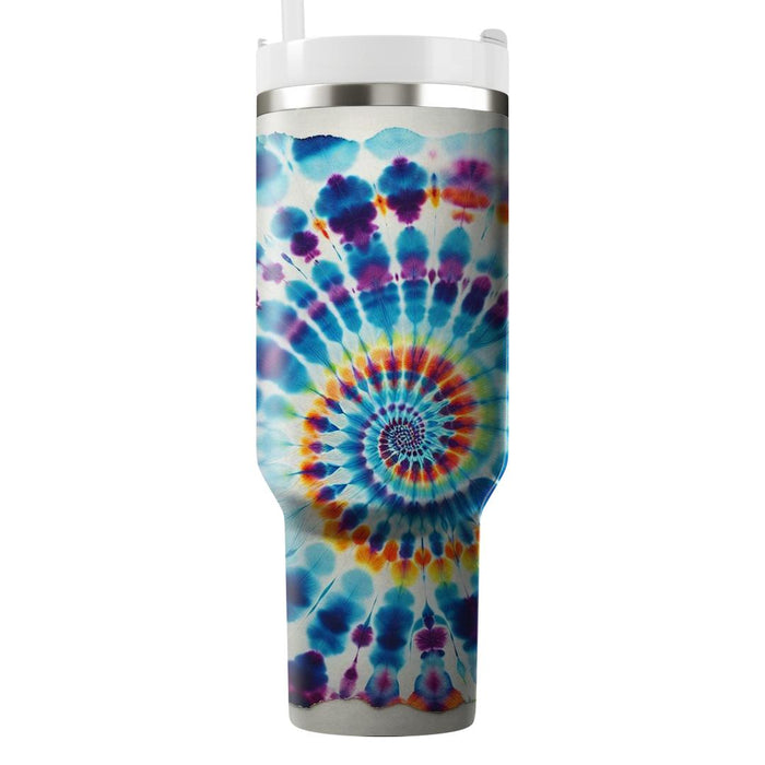 Vibrant Tie-dye  Travel Tumblers