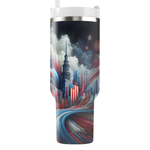 Revolutionary Revelry - A Modern Bastille Day  Decorative Tumblers