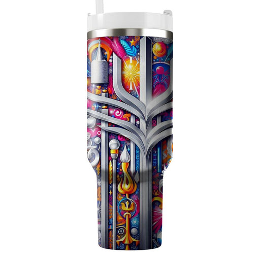 Threads Of Celebration - Festivus  Insulated Tumblers