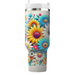 Bright Floral Medley  Travel Tumblers