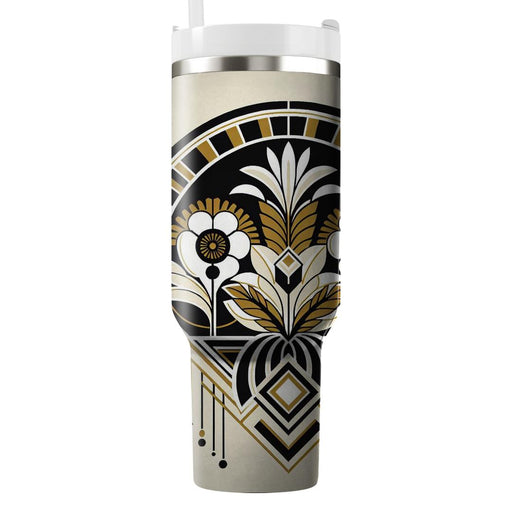 Chic Art Deco Patterns  Travel Tumblers