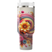 Bright Floral Whirlwind  Travel Tumblers