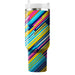 Bright Retro Stripes  Insulated Tumblers