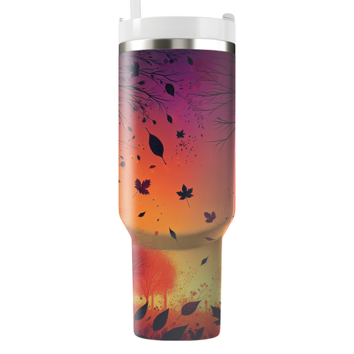 Autumn Sunset Bliss  Tumblers With Lids