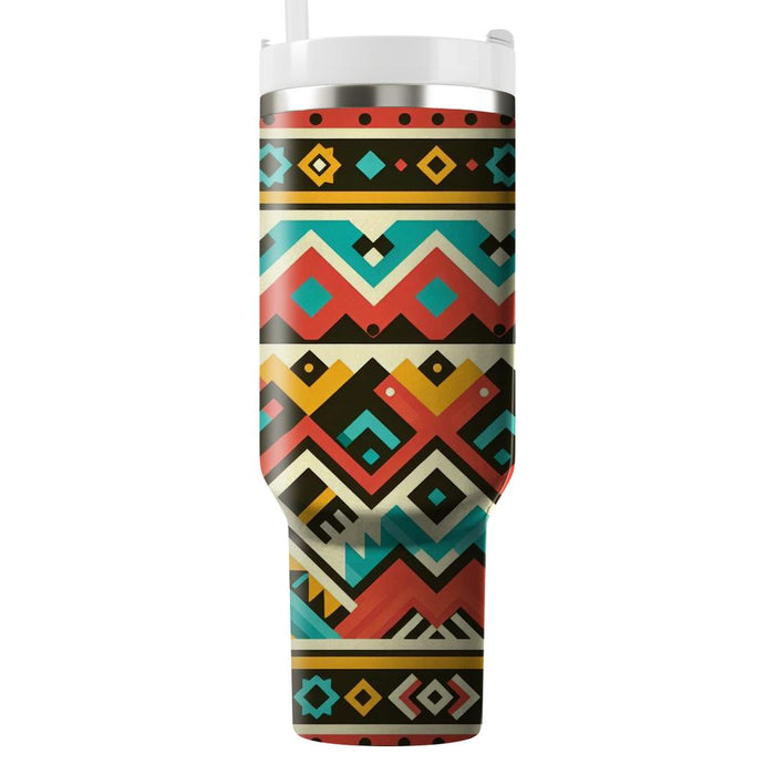 Aztec Chevron  Custom Tumblers